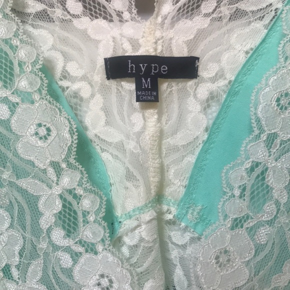 Pure hype teal night white lace - Picture 2 of 5